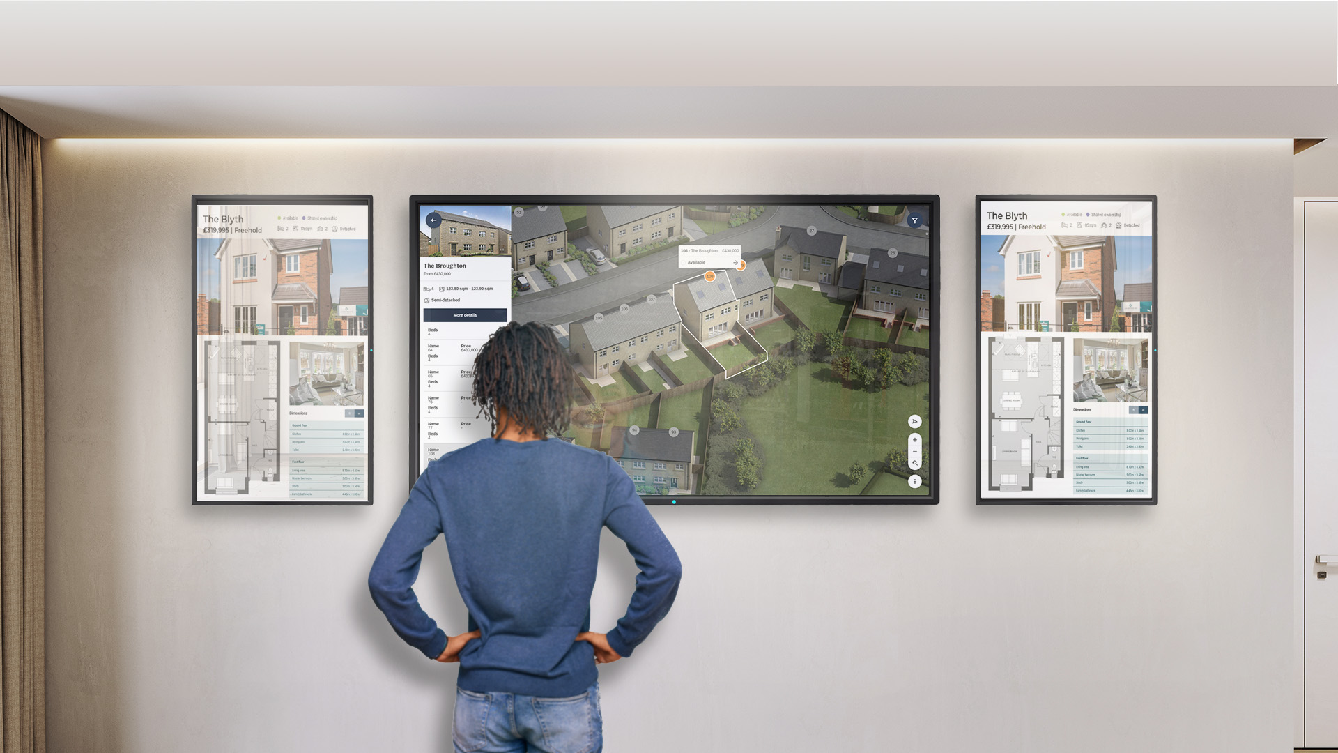 Complimentary screens to maximise your marketing suite